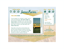 Tablet Screenshot of jamesfarms.com